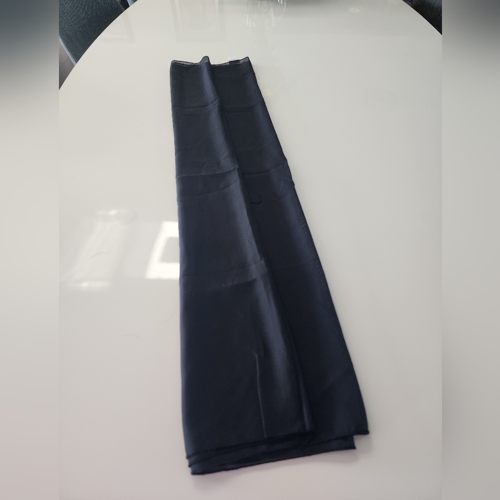 Rectangle swim coverup sarong Black Large